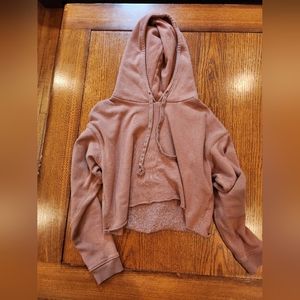 American eagle cropped hoodie